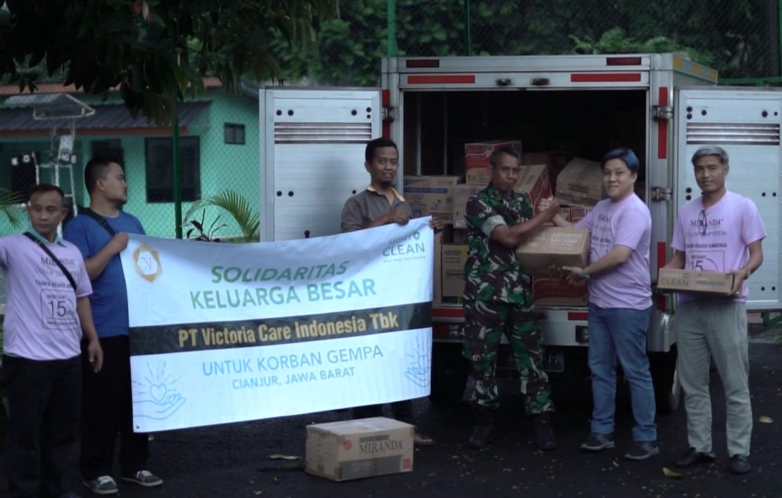 Victoria Care Indonesia salurkan bantuan untuk korban gempa Cianjur